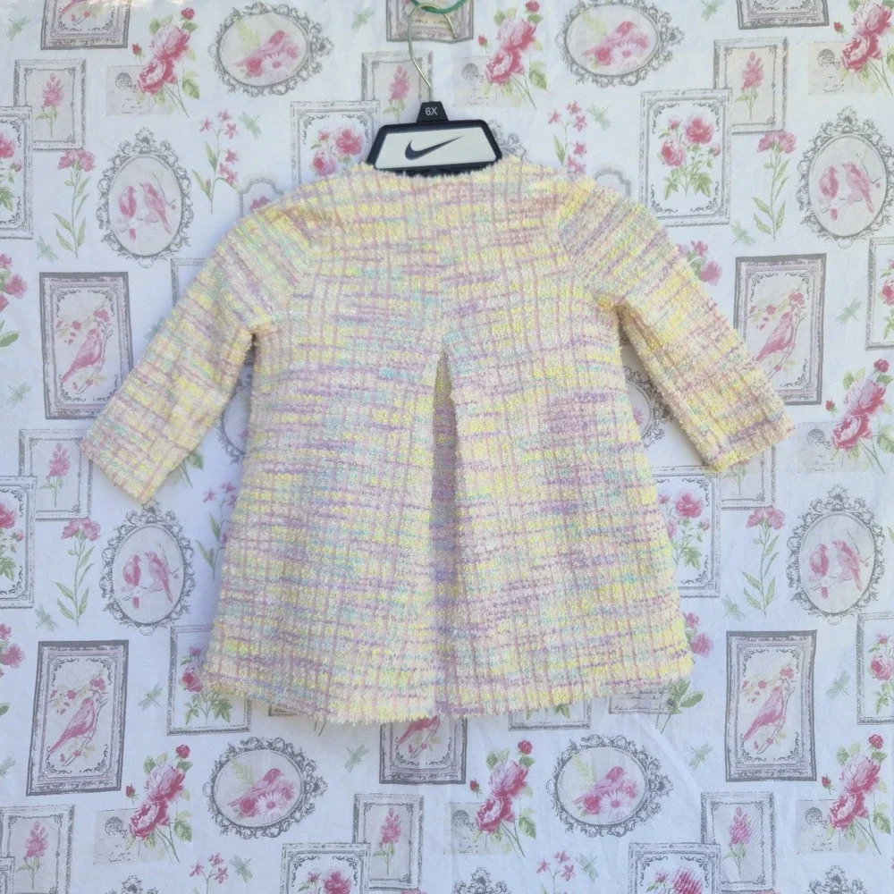 Bonnie Jean Little Girls Tweed Jacket With Matching Dress Size‎ 12M Beautiful